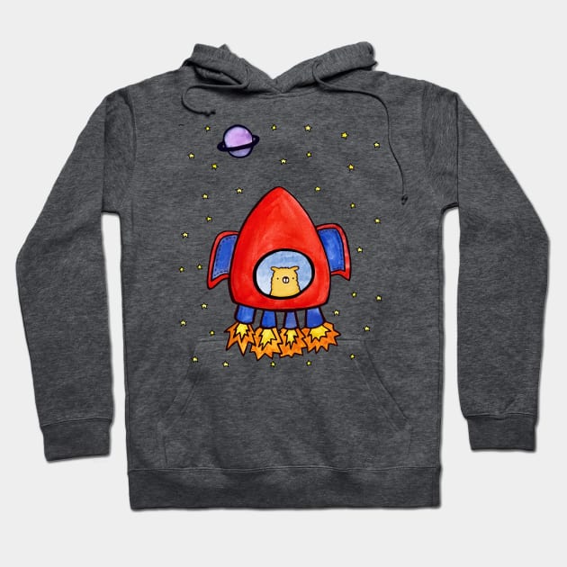 Impossible Astronaut Hoodie by staceyromanart